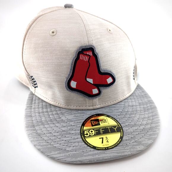 New Era Red Sox Clubhouse Stone 59FIFTY Fitted Hat 7 3/4 - Picture 3 of 10